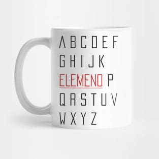 ABC... ELEMENO (Dark) Mug